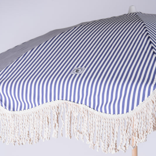 Stunning Stripe Design Beach Umbrella