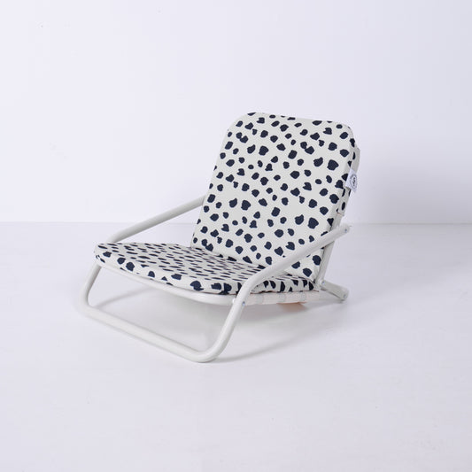 New Trendy Spotted Pattern Folding Beach Chair 