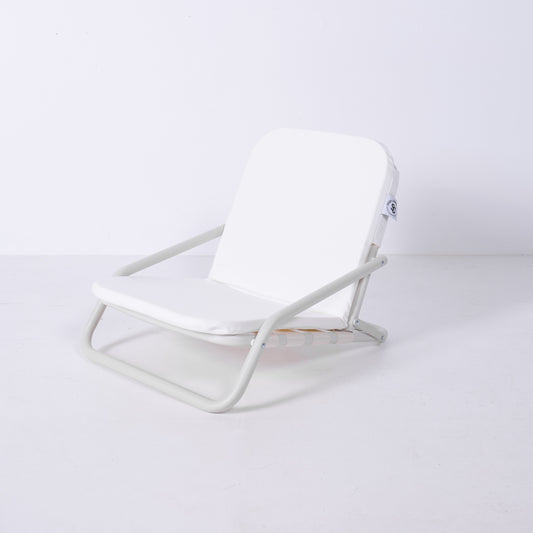 Lightweight Folding White Beach Chair 