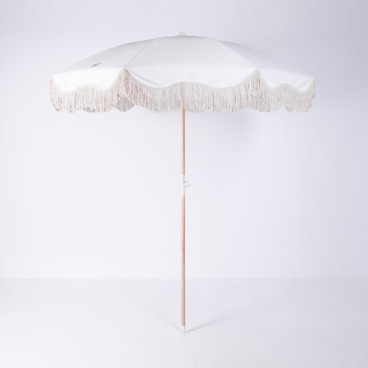 New Trendy White Beach Umbrella